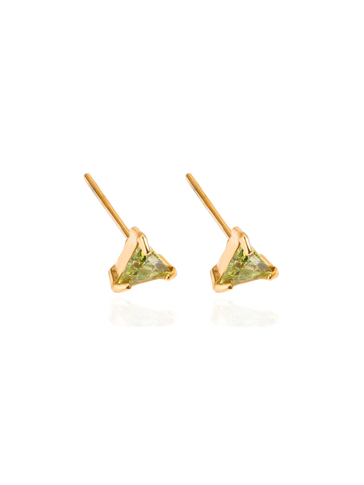 gold earrings, minimalist design earrings, jewellery for occasions, gift idea for her, cute earrings, dainty earrings, elegant earrings, dainty earrings, cute earrings, simple earrings, earrings with stones, unique design earrings, birthstone earrings, green earrings
