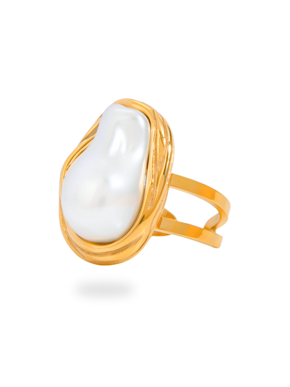 timeless jewellery, perfect gift for her, elegant jewellery, dainty jewellery, simple jewellery, classic gold ring, fashion accessories, sleek jewellery, trendy jewellery, lightweight ring, stylish jewellery, simple ring, statement ring, ring Australia, pearl ring, bold ring