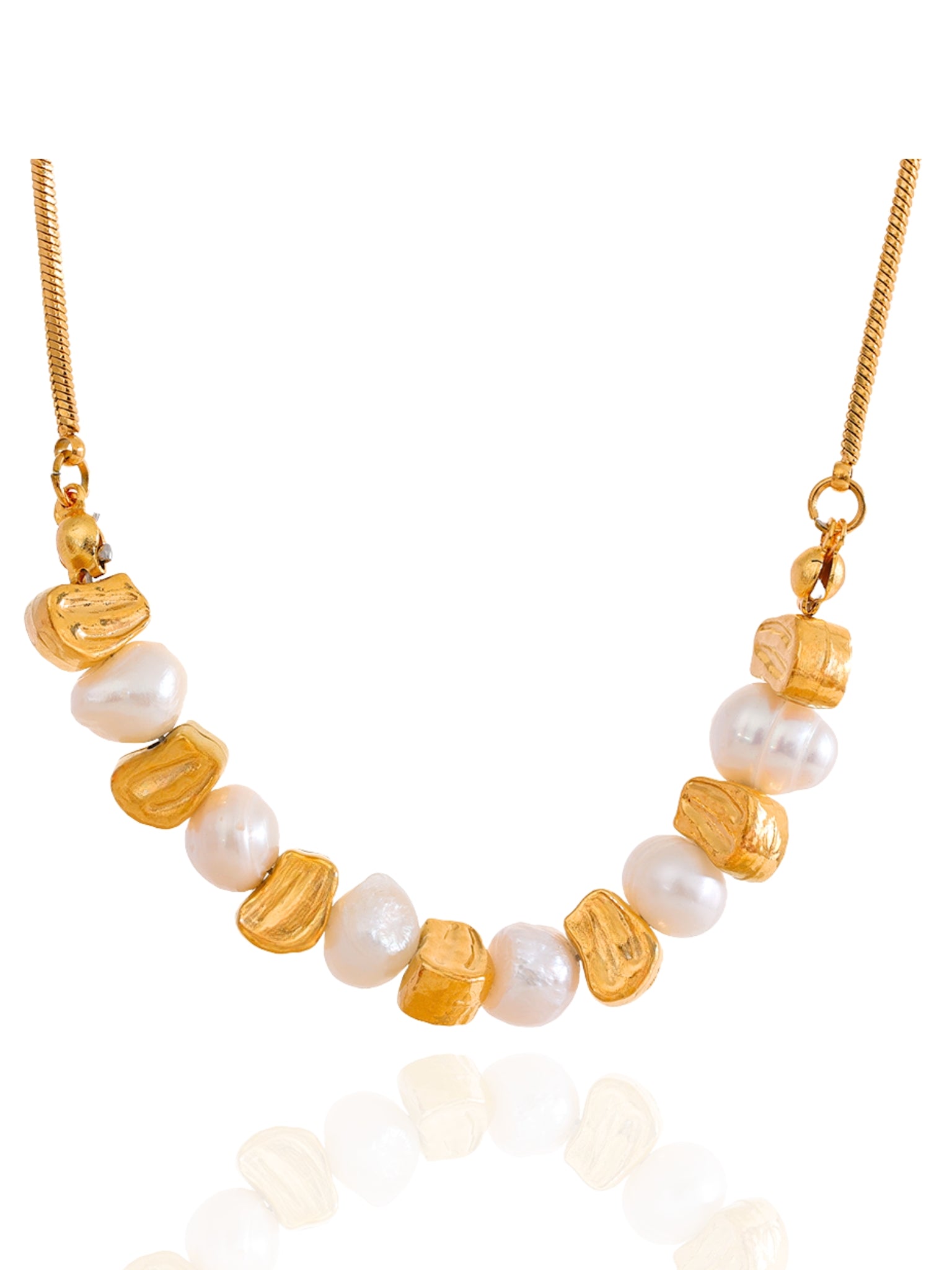 gold necklace, timeless jewellery, perfect gift for her, elegant necklace, charm necklace, best gift for her, classic gold chain necklace, stylish gift, statement necklace, versatile necklace, necklace Australia, link chain necklace, interlocking pendant necklace, y-shaped necklace, necklace with stone pendant, necklace with bold pendant, pendant with stones, necklace with gem pendant, necklace with colored stone pendant, gem necklace, fresh water pearl necklace, pearl necklace
