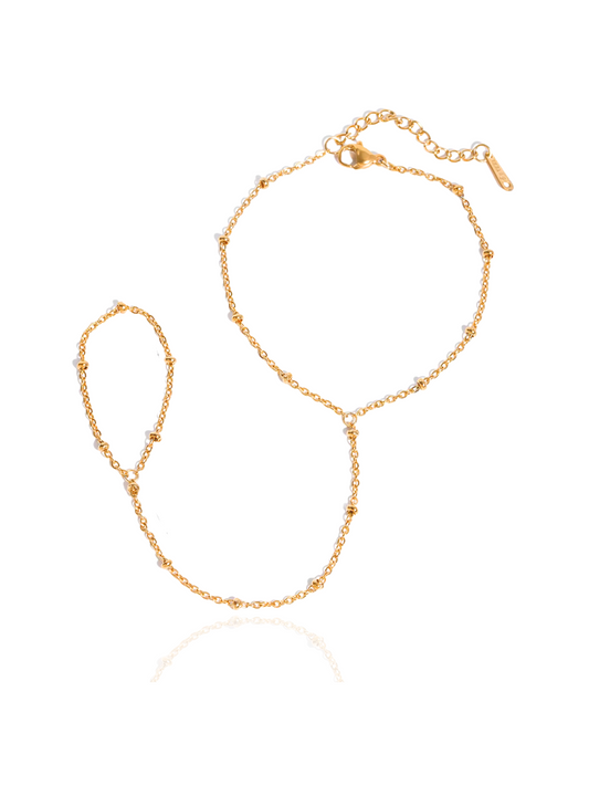 timeless jewellery, perfect gift for her, elegant bracelet, charm bracelet, best gift for her, stylish gift, statement bracelet, versatile bracelet, bracelet Australia, gold bracelet, bracelet for any outfit, hand chain, gold hand chain, hand chain australia, bracelet with details