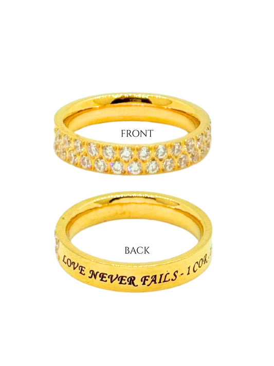 unique ring, gold ring, timeless jewellery, croissant accessory, cute ring, simple ring, ring australia, statement ring, ring with verse