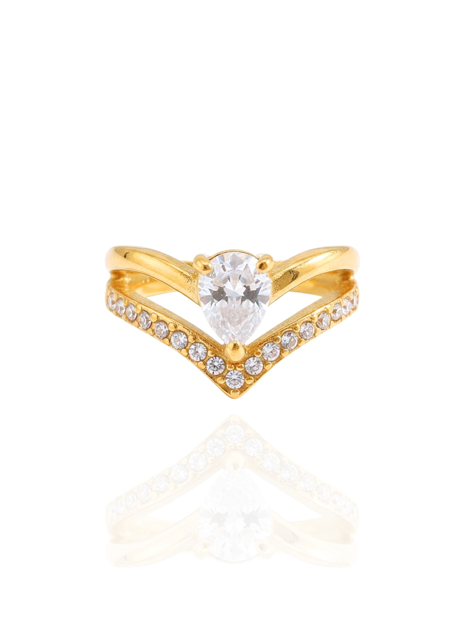 statement ring, double layer ring, double layer crown ring, crown ring, ring with stones, maximalist ring, wedding ring, statement ring, promise ring, double layer crown ring