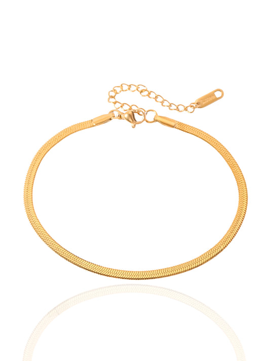 Elowyn Flat Chain Anklet