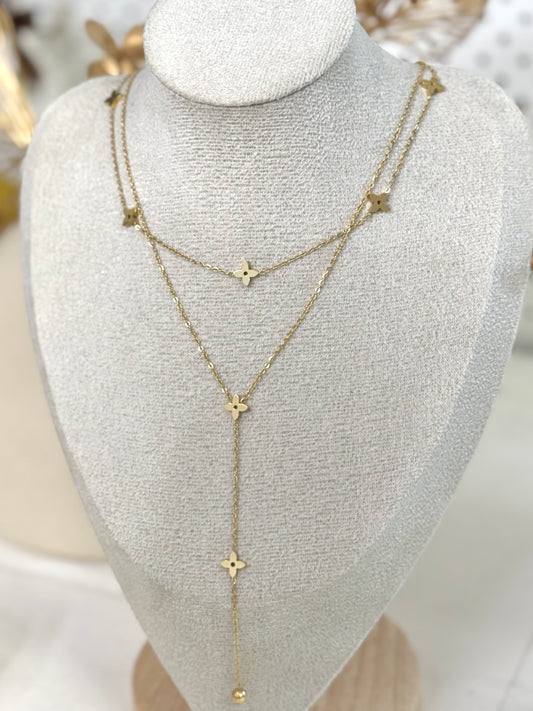 star necklace, clover necklace, unique necklace, charm necklace, simple necklace aus, jewellery australia
