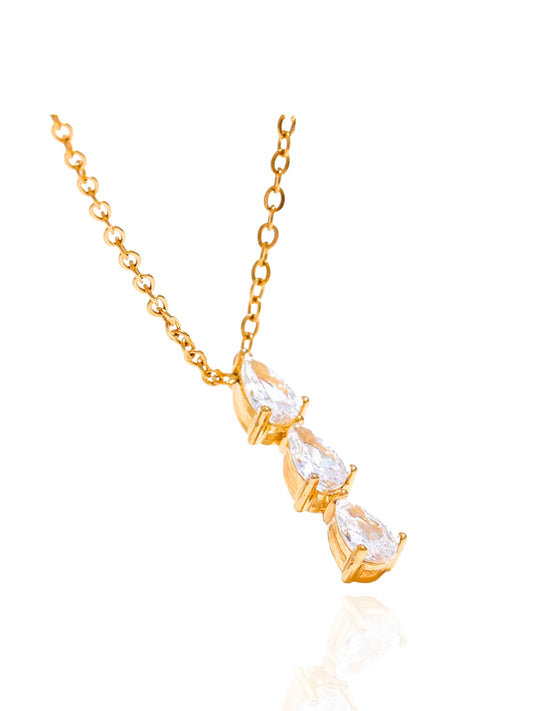 gold necklace, timeless jewellery, perfect gift for her, elegant necklace, charm necklace, best gift for her, classic gold chain necklace, stylish gift, statement necklace, versatile necklace, necklace Australia, link chain necklace, interlocking pendant necklace, y-shaped necklace, necklace with stone pendant, necklace with bold pendant, pendant with stones, necklace with gem pendant, necklace with colored stone pendant, gem necklace
