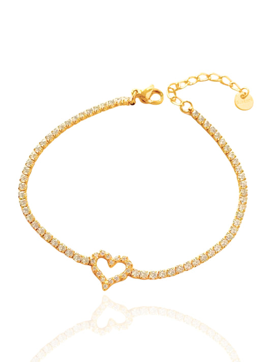 timeless jewellery, perfect gift for her, elegant bracelet, charm bracelet, best gift for her, classic gold chain bracelet, stylish gift, statement bracelet, versatile bracelet, bracelet Australia, gold bracelet, lucky charm, cute bracelet, dangling bracelet, heart design bracelet, bracelet with stones, adjustable bracelet