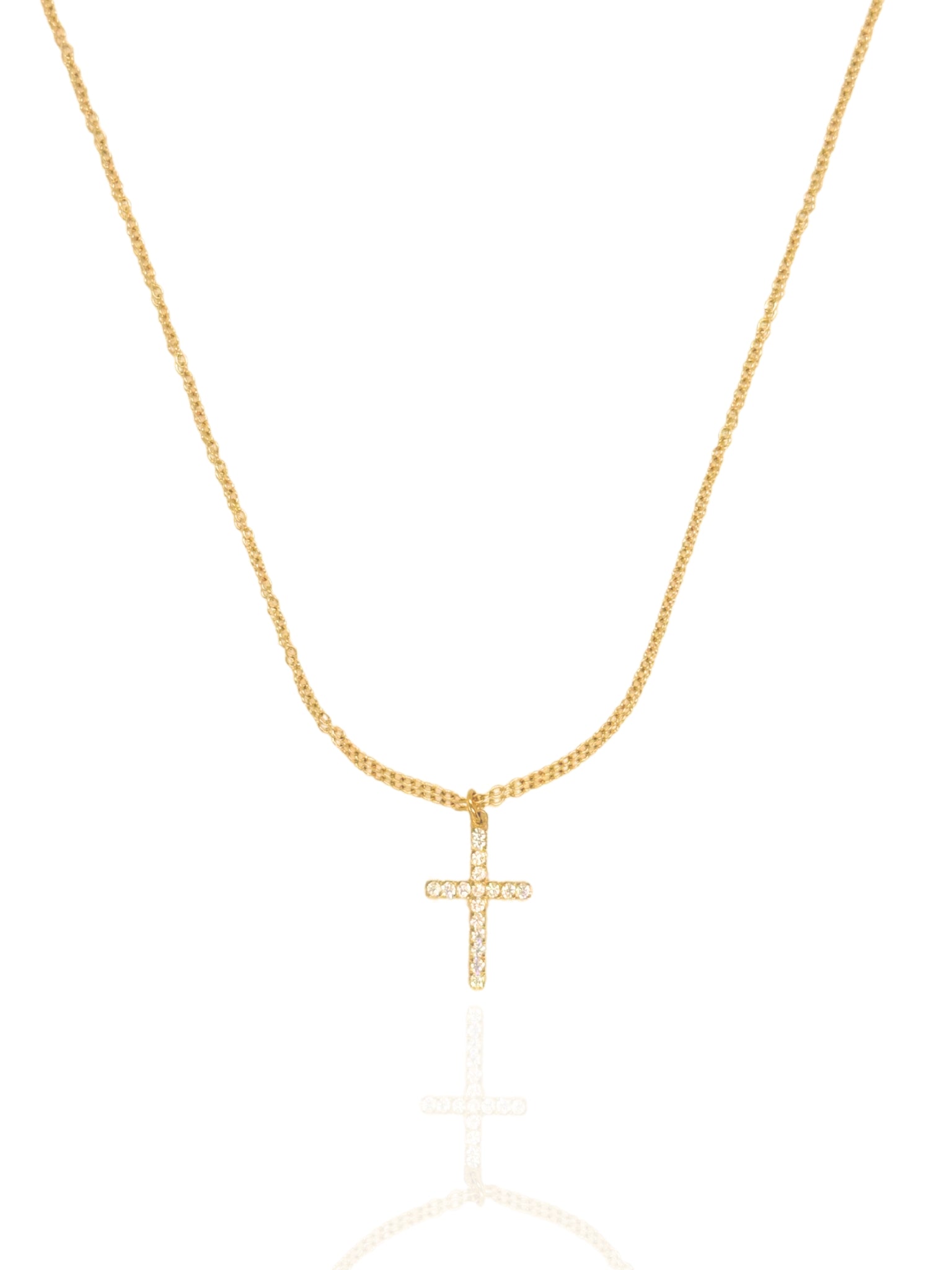 timeless necklace, necklace for any outfit, cross necklace, faith necklace , religious necklace, cross pendant necklace, necklace with stones, cross pendant with stones