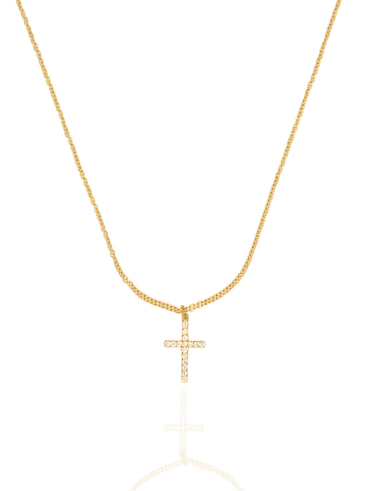 timeless necklace, necklace for any outfit, cross necklace, faith necklace , religious necklace, cross pendant necklace, necklace with stones, cross pendant with stones