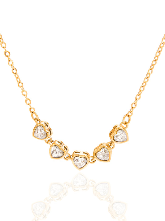 gold necklace, timeless jewellery, perfect gift for her, elegant necklace, charm necklace, best gift for her, classic gold chain necklace, stylish gift, statement necklace, versatile necklace, necklace Australia, link chain necklace, interlocking pendant necklace, y-shaped necklace, necklace with stone pendant, necklace with bold pendant, pendant with stones, necklace with gem pendant, necklace with colored stone pendant, gem necklace, bold pendant necklace, heart pendant necklace, charm necklace