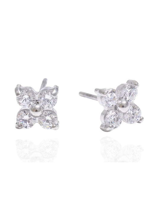 Galina Earrings in Silver