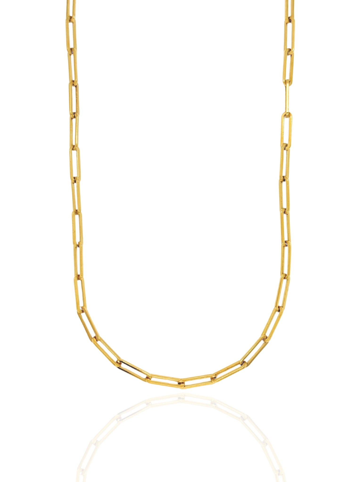link necklace, link, paperclip, paperclip necklace, simple necklace, simple chain, necklace australia, gift idea for her, link chain necklace, gold necklace