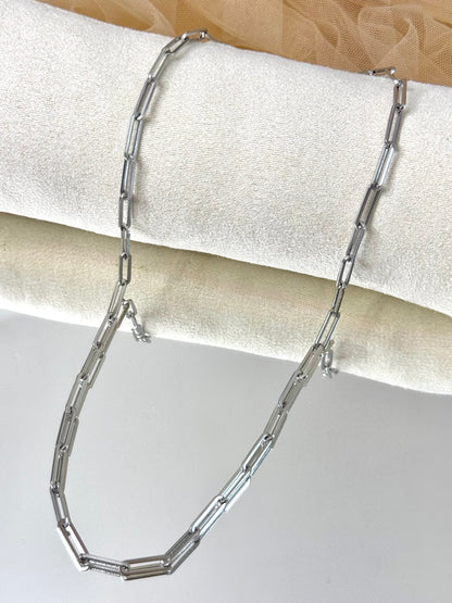 link necklace, link, paperclip, paperclip necklace, simple necklace, simple chain, necklace australia, gift idea for her, link chain necklace, gold necklace