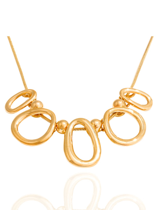 gold necklace, timeless jewellery, perfect gift for her, elegant necklace, charm necklace, best gift for her, classic gold chain necklace, stylish gift, statement necklace, versatile necklace, necklace Australia, link chain necklace, interlocking pendant necklace, y-shaped necklace, necklace with stone pendant, necklace with bold pendant, pendant with stones, necklace with gem pendant, necklace with colored stone pendant, gem necklace, fresh water pearl necklace, unique design necklace
