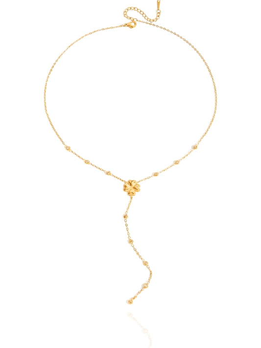 timeless jewellery, perfect gift for her, elegant necklace, charm necklace, best gift for her, classic gold chain necklace, stylish gift, statement necklace, versatile necklace, necklace Australia, chain necklace, link chain necklace, y-shaped necklace, wave chain necklace, simple necklace, cross necklace, faith necklace, religious necklace, cross pendant necklace, gold necklace with cross pendant, gold necklace, necklace with flower design, flower necklace
