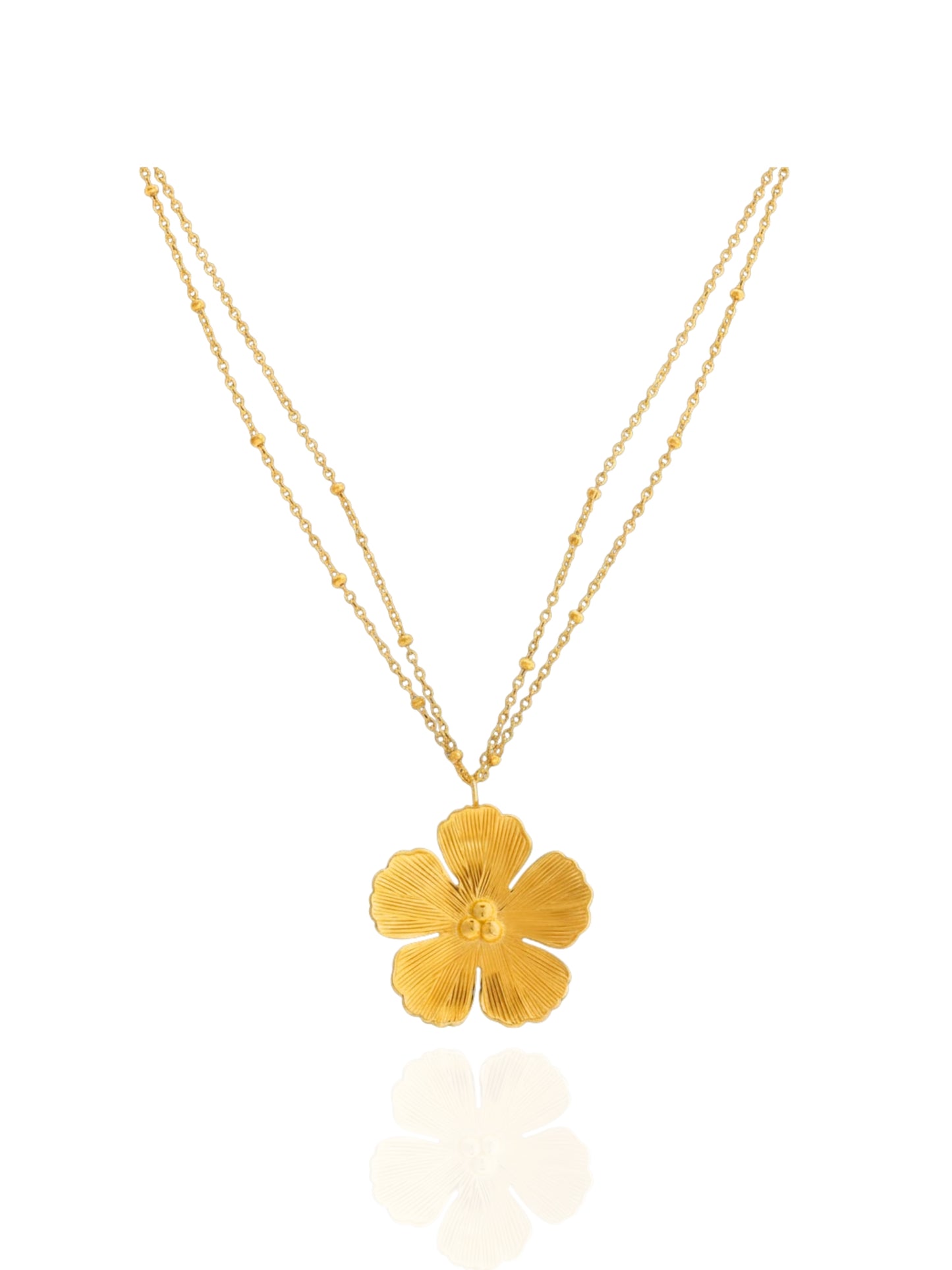 statement necklace, flower necklace, flower pendant necklace, flower pendant, dainty necklace, boho design necklace
