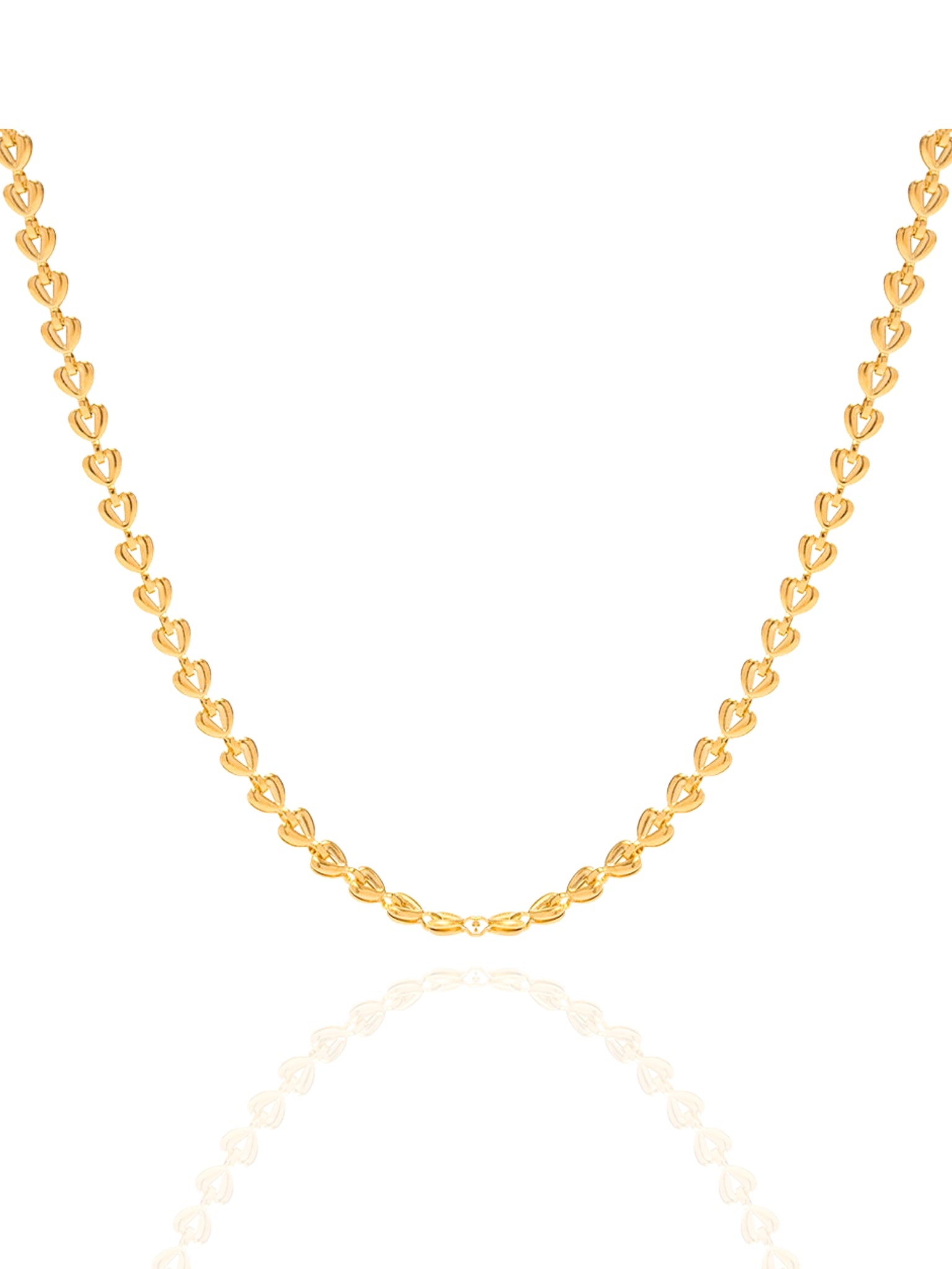 gold necklace, timeless jewellery, perfect gift for her, elegant necklace, charm necklace, best gift for her, classic gold chain necklace, stylish gift, statement necklace, versatile necklace, necklace Australia, link chain necklace, interlocking pendant necklace, y-shaped necklace, necklace with stone pendant, necklace with minimalist pendant, pendant with stones, necklace with gem pendant, minimalist design necklace, heart chain necklace