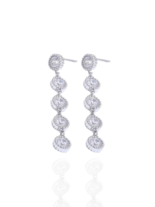 Kiah Earrings in Silver