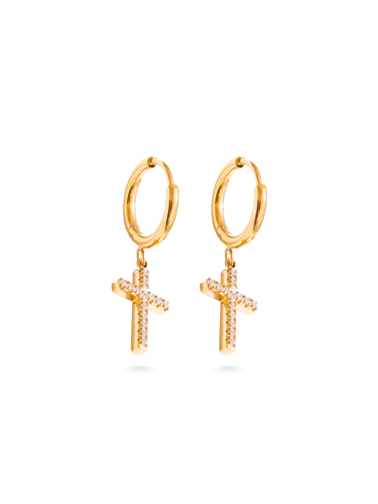 timeless jewellery, perfect gift for her, elegant earrings, dainty jewellery, simple jewellery, fashion accessories, sleek jewellery, trendy jewellery, lightweight earrings, stylish earrings, cute earrings, dainty earrings, earrings with stones, classic gold earrings, pearl earrings, drop earrings, dainty earrings set, cute earrings set, earrings set, stud earrings, huggie earrings, dangle earrings, charm earrings, waterproof earrings, earrings with cross design, cross earrings, faith earrings