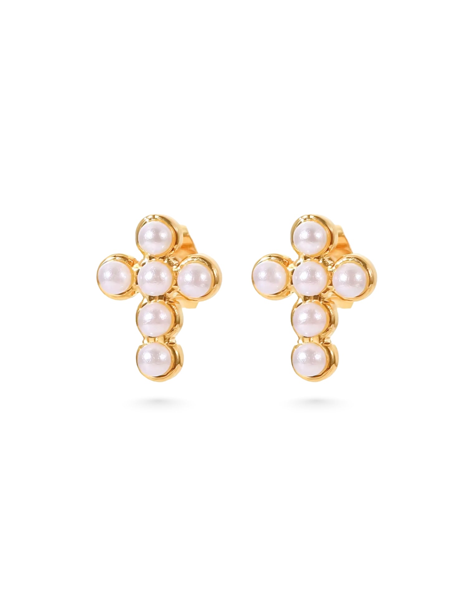 timeless jewellery, perfect gift for her, elegant earrings, dainty jewellery, simple jewellery, fashion accessories, sleek jewellery, trendy jewellery, lightweight earrings, stylish earrings, cute earrings, dainty earrings, earrings with stones, classic gold earrings, pearl earrings, drop earrings, dainty earrings set, cute earrings set, earrings set, stud earrings, charm earrings, waterproof earrings, cross earrings, earrings with stones, faith earrings
