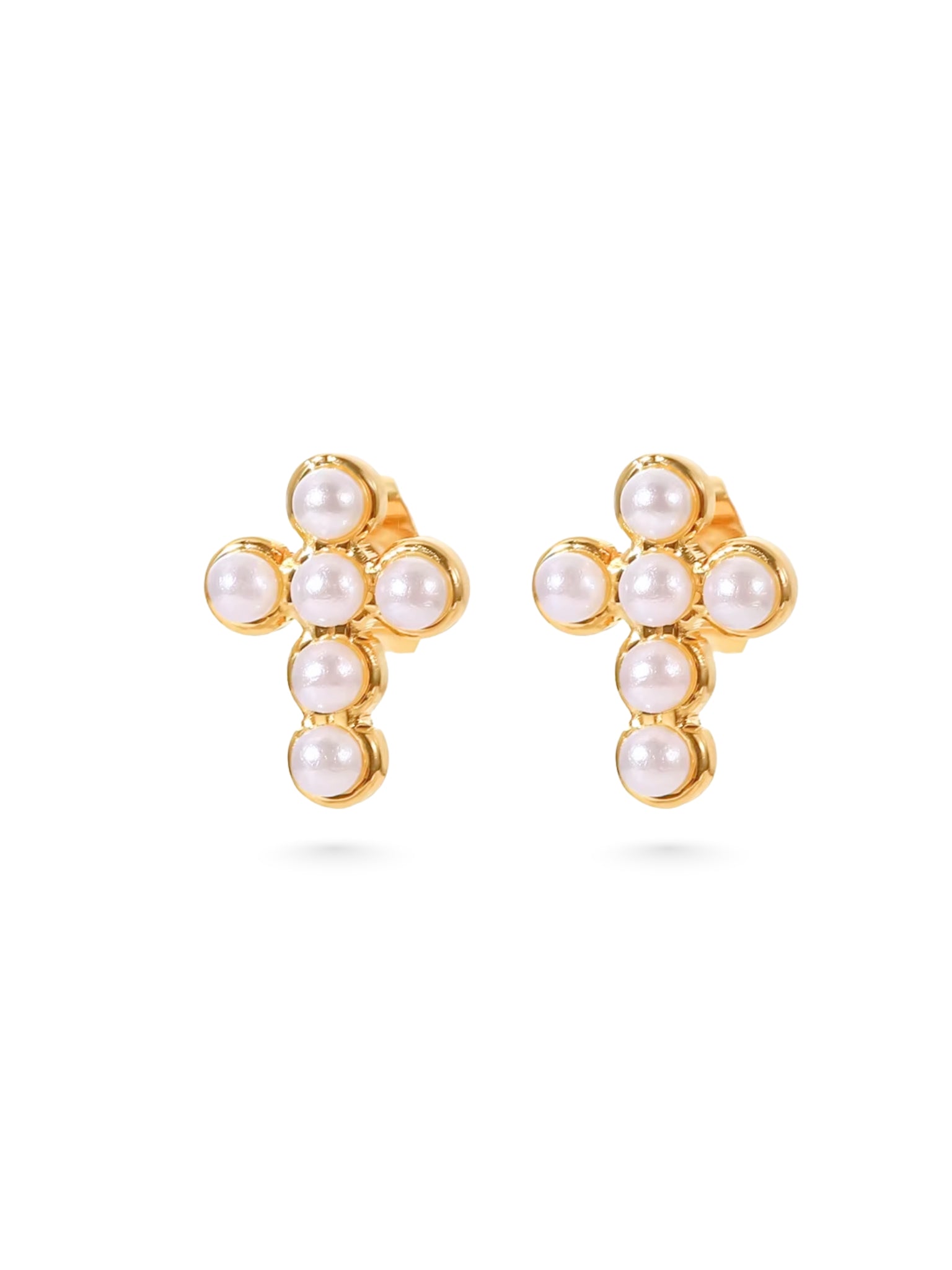 timeless jewellery, perfect gift for her, elegant earrings, dainty jewellery, simple jewellery, fashion accessories, sleek jewellery, trendy jewellery, lightweight earrings, stylish earrings, cute earrings, dainty earrings, earrings with stones, classic gold earrings, pearl earrings, drop earrings, dainty earrings set, cute earrings set, earrings set, stud earrings, charm earrings, waterproof earrings, cross earrings, earrings with stones, faith earrings
