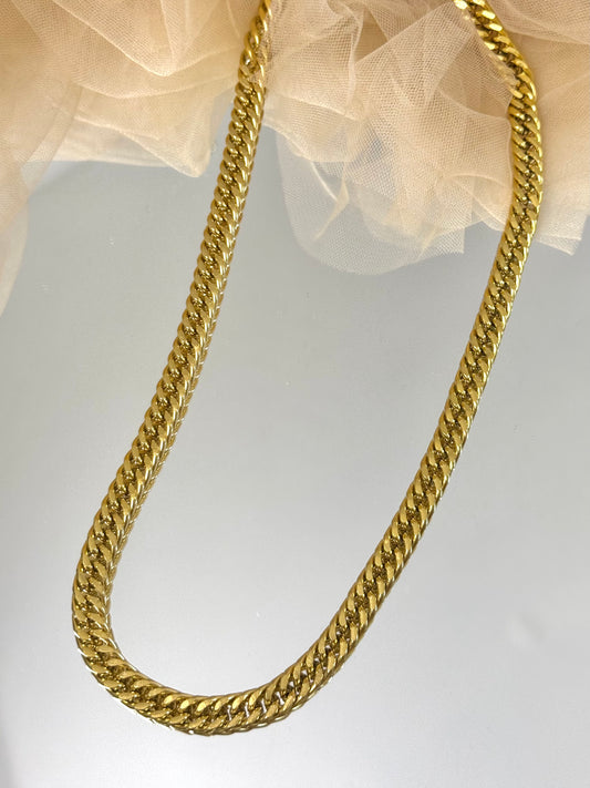 thick necklace, curb chain, necklace for men, unisex necklace, chain necklace 