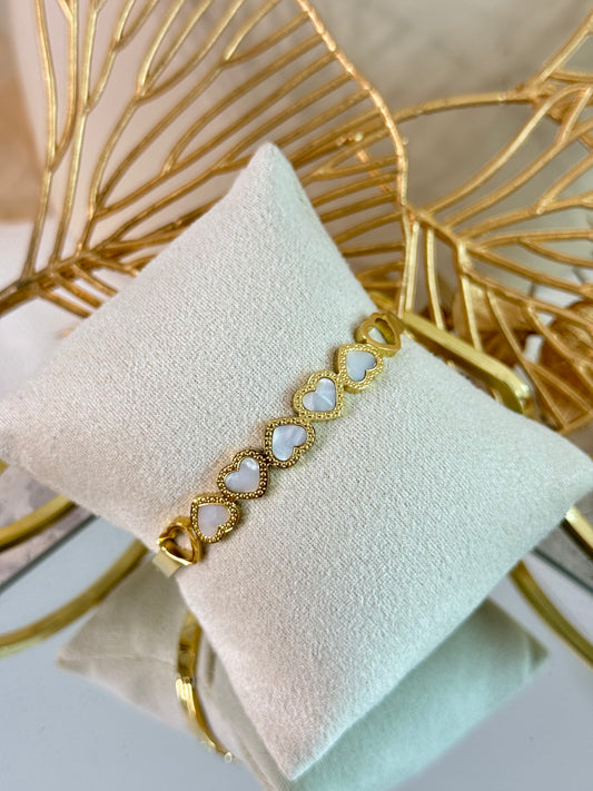 timeless jewellery, perfect gift for her, elegant jewellery, dainty jewellery, simple jewellery, classic gold bangle, fashion accessories, sleek jewellery, trendy jewellery, lightweight bangle, stylish jewellery, simple bangle, flower bangle, intricate design bangle, heart bangle, white heart bangle
