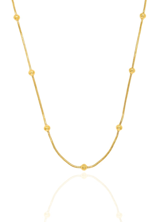 bubble necklace, ball necklace, simple necklace, chain, bead necklace, bead, necklace australia, gold necklace, chain necklace