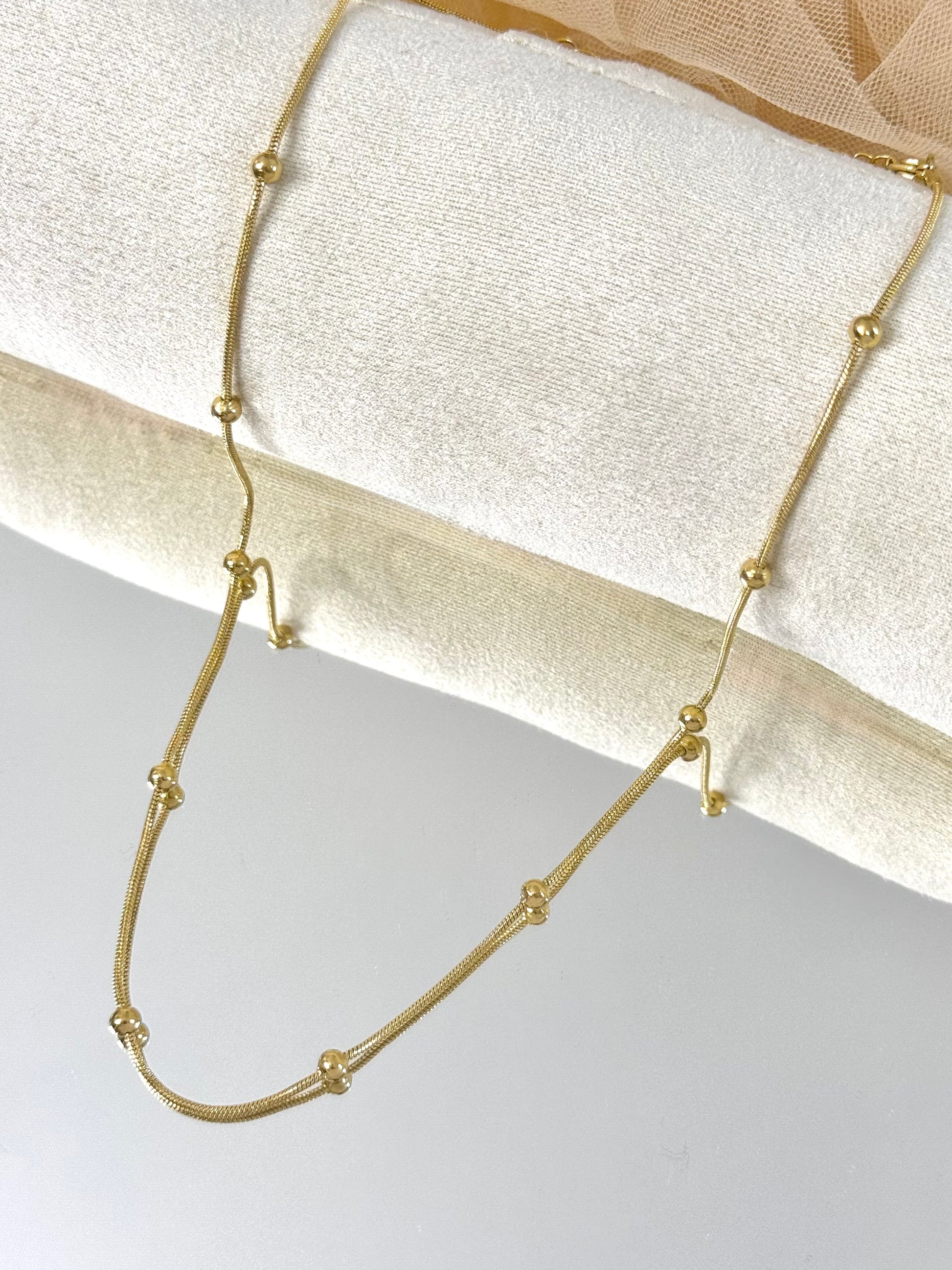 bubble necklace, ball necklace, simple necklace, chain, bead necklace, bead, necklace australia, gold necklace, chain necklace