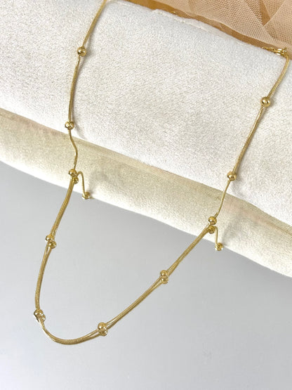 bubble necklace, ball necklace, simple necklace, chain, bead necklace, bead, necklace australia, gold necklace, chain necklace