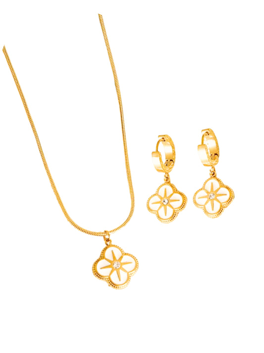Mirasol in White Jewellery Set