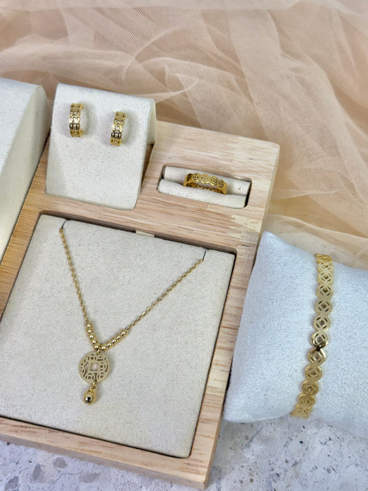  Stainless Jewellery, Waterproof Jewellery, Gift Ideas for Jewellery, Gold-plated stainless steel pendant