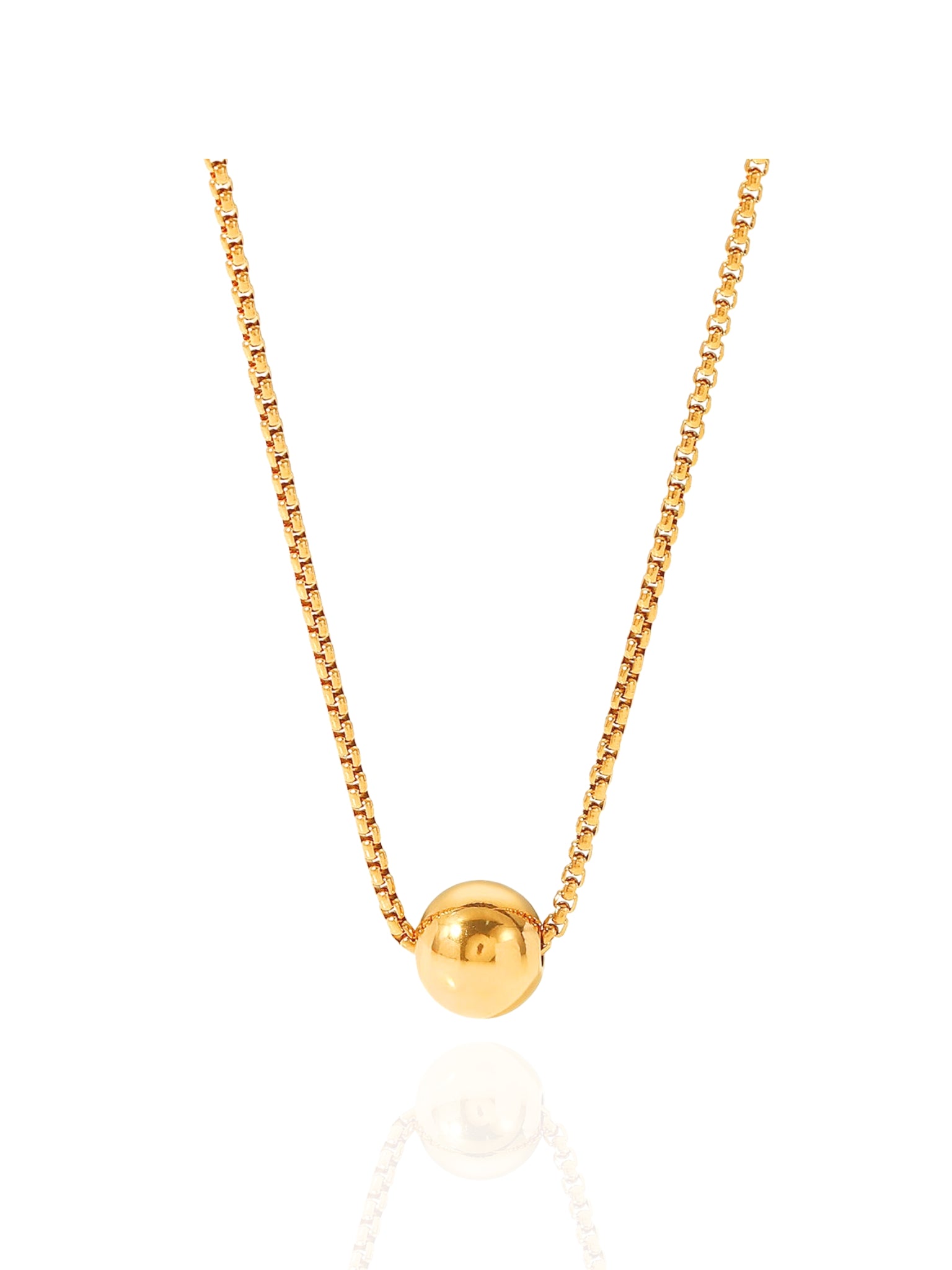 ball necklace, ball pendant necklace, statement necklace