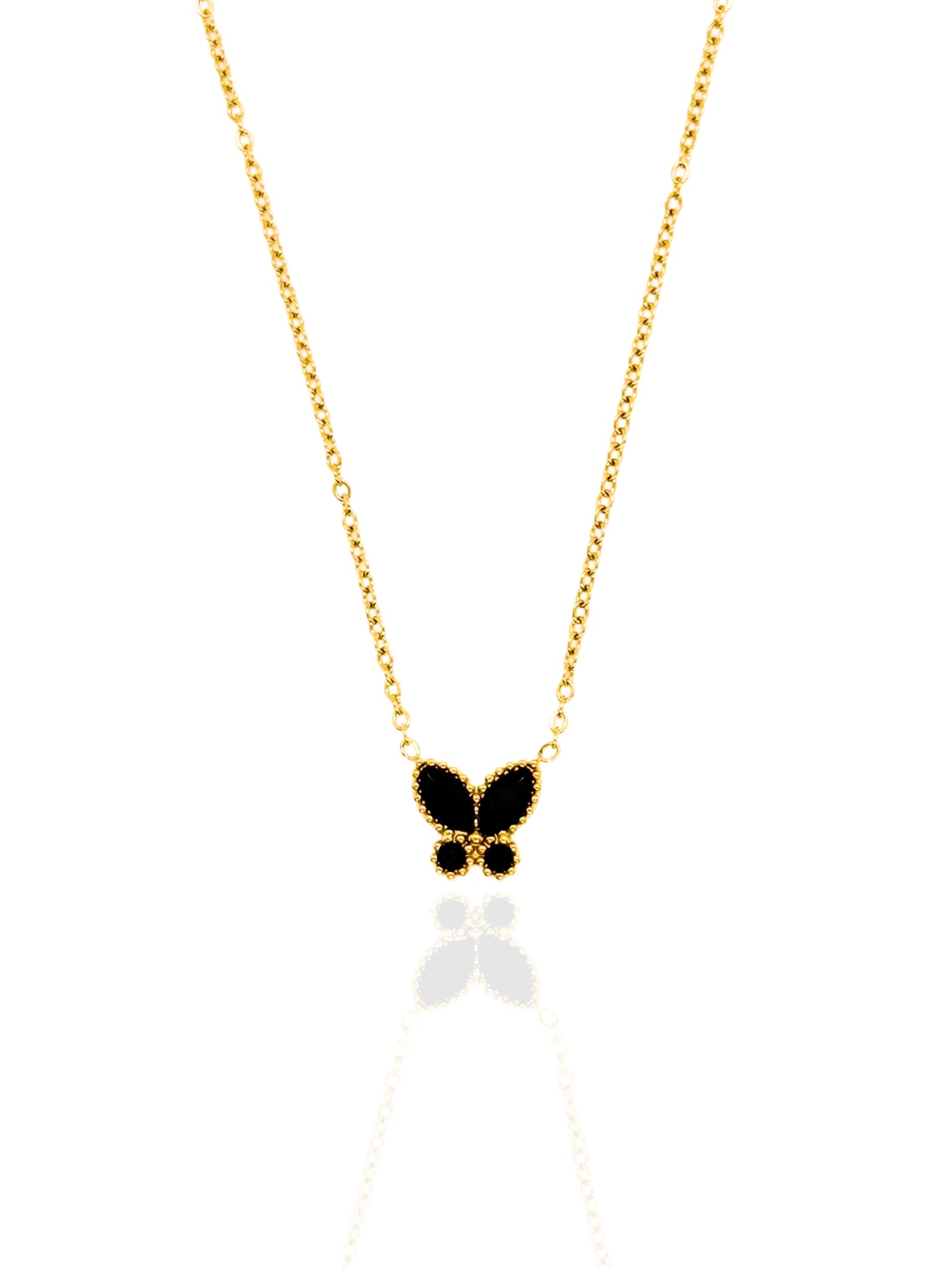 timeless jewellery, perfect gift for her, elegant necklace, charm necklace, best gift for her, classic gold chain necklace, stylish gift, statement necklace, versatile necklace, necklace Australia, cute  necklace, link chain necklace
butterfly necklace, butterfly pendant necklace, black necklace