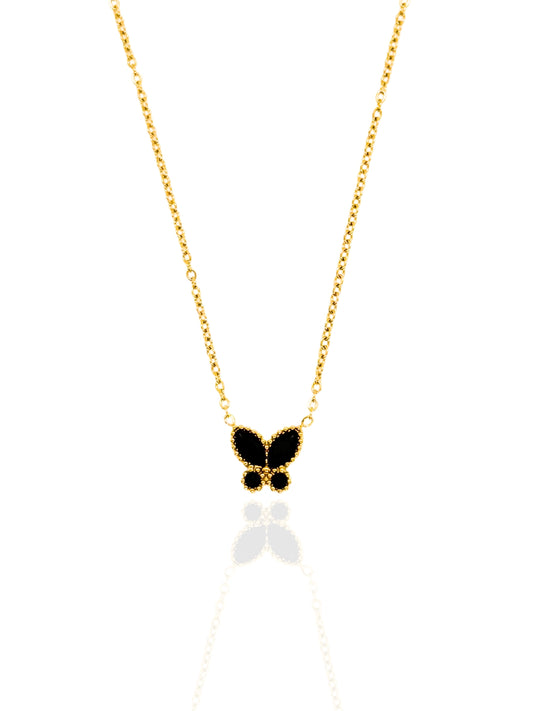 timeless jewellery, perfect gift for her, elegant necklace, charm necklace, best gift for her, classic gold chain necklace, stylish gift, statement necklace, versatile necklace, necklace Australia, cute  necklace, link chain necklace
butterfly necklace, butterfly pendant necklace, black necklace
