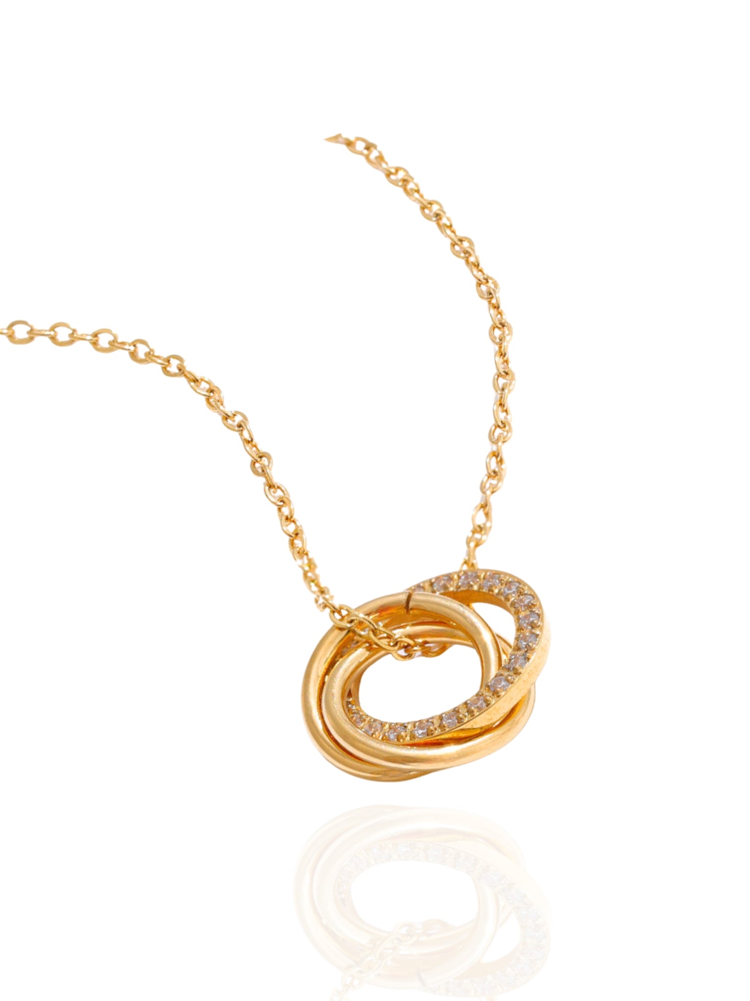 gold necklace, timeless jewellery, perfect gift for her, elegant necklace, charm necklace, best gift for her, classic gold chain necklace, stylish gift, statement necklace, versatile necklace, necklace Australia, link chain necklace, interlocking pendant necklace, y-shaped necklace, necklace with stone pendant, necklace with bold pendant, pendant with stones, necklace with gem pendant, necklace with sparkling stones pendant, gem necklace, cross pendant necklace, oval pendant necklace, tiger stone necklace