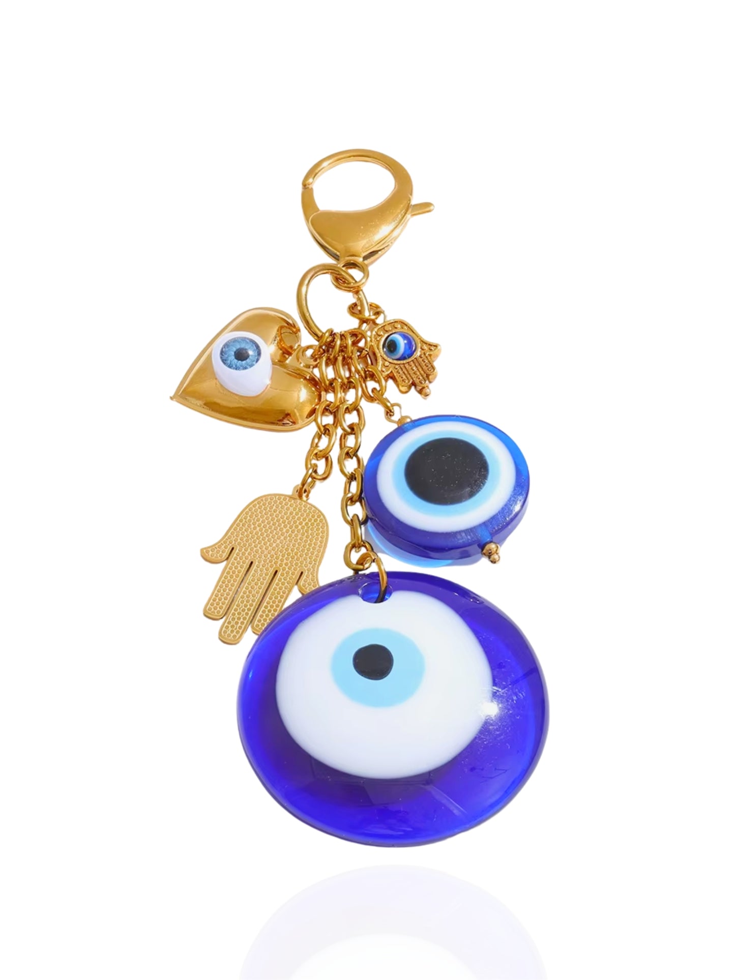 keychain, charm accessory, evil eye charm keychain, cute charm keychain, keychain accessory