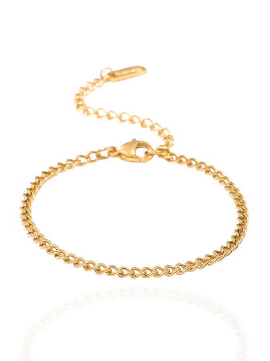 timeless jewellery, perfect gift for her, elegant bracelet, charm bracelet, best gift for her, stylish gift, statement bracelet, versatile bracelet, bracelet Australia, gold bracelet, classic gold chain bracelet, simple bracelet, lucky charm bracelet, cute bracelet, lightweight bracelet, chain bracelet