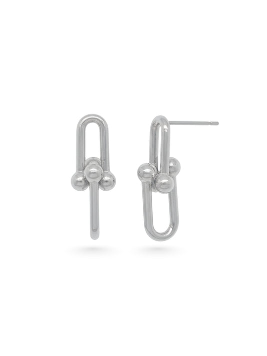 Ossie Earrings in Silver