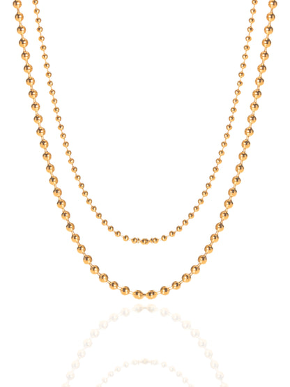 gold necklace, timeless jewellery, perfect gift for her, elegant necklace, charm necklace, best gift for her, classic gold chain necklace, stylish gift, statement necklace, versatile necklace, necklace Australia, link chain necklace, interlocking pendant necklace, y-shaped necklace, necklace with stone pendant, necklace with bold pendant, pendant with stones, necklace with gem pendant, ball chain necklace, layered necklace