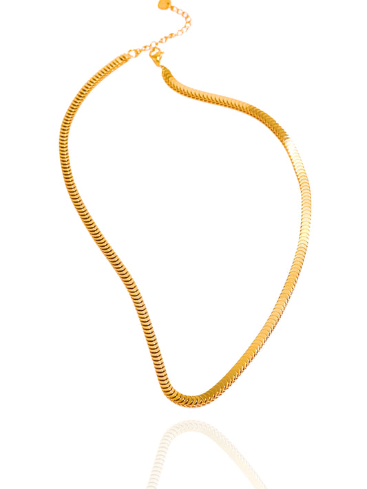 gold necklace, timeless jewellery, perfect gift for her, elegant necklace, charm necklace, best gift for her, classic gold chain necklace, stylish gift, statement necklace, versatile necklace, necklace Australia, link chain necklace, interlocking pendant necklace, y-shaped necklace, necklace with stone pendant, necklace with bold pendant, pendant with stones, necklace with gem pendant, necklace with colored stone pendant, gem necklace, pearl necklace, unique design necklace, flat chain necklace