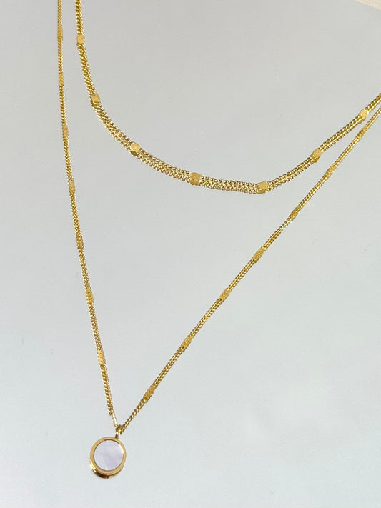layered necklace, simple necklace, choker, choker layared necklace, simple jewelry