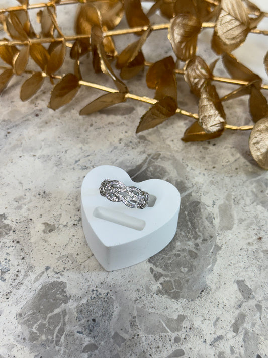 silver ring, simple ring, stackable ring, minimal ring, ring for everyday australia, affordable ring in Australia, unique design ring, elegant ring, infinity ring, intricate design ring