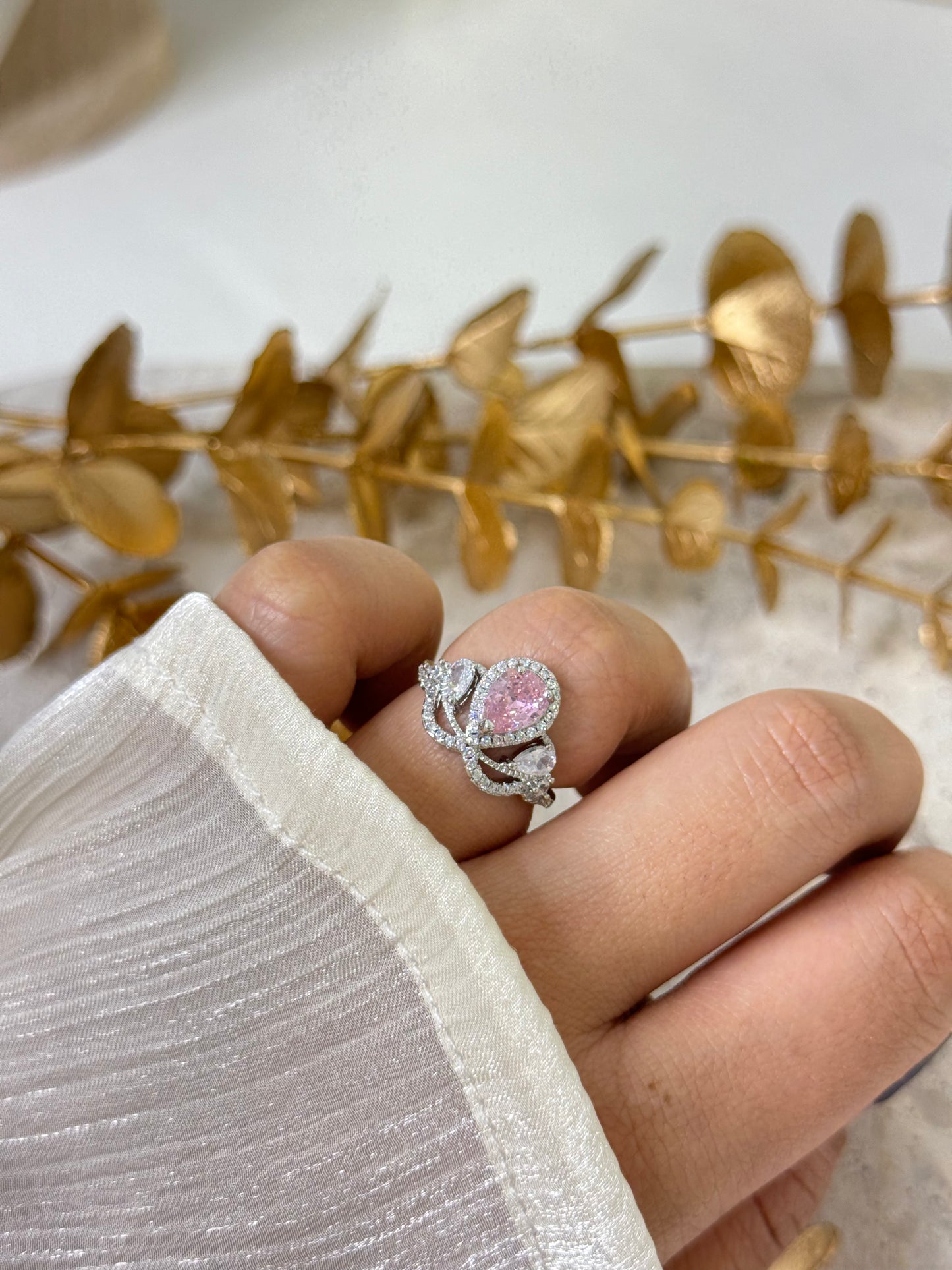 timeless jewellery, perfect gift for her, elegant jewellery, dainty jewellery, simple jewellery, classic gold ring, fashion accessories, sleek jewellery, trendy jewellery, lightweight ring, stylish jewellery, simple ring
 pink ring, ring with pink stone, cute ring