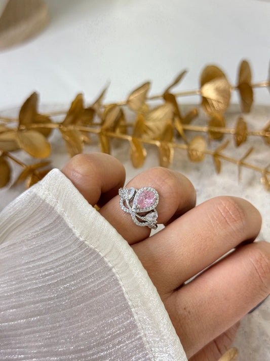 timeless jewellery, perfect gift for her, elegant jewellery, dainty jewellery, simple jewellery, classic gold ring, fashion accessories, sleek jewellery, trendy jewellery, lightweight ring, stylish jewellery, simple ring
 pink ring, ring with pink stone, cute ring