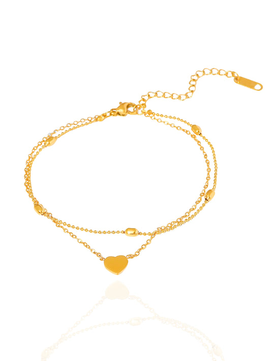 timeless jewellery, perfect gift for her, elegant anklet, dainty jewellery, simple anklet, fashion accessories, minimal anklet, pearl anklet, sleek jewellery, trendy jewellery, statement anklet, stylish anklet, cute anklet, dainty anklet, gold anklet, paperclip chain anklet, layered anklet, heart design anklet
