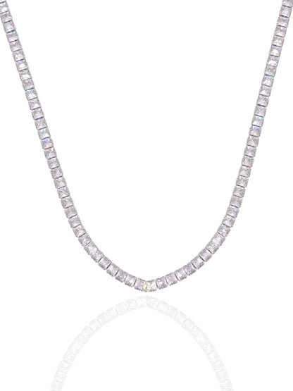 tennis chain, tennis jewellery, heap tennis necklace, affordable jewellery, tennis jewellery australia, silver necklace, silver accessory, fashion necklace