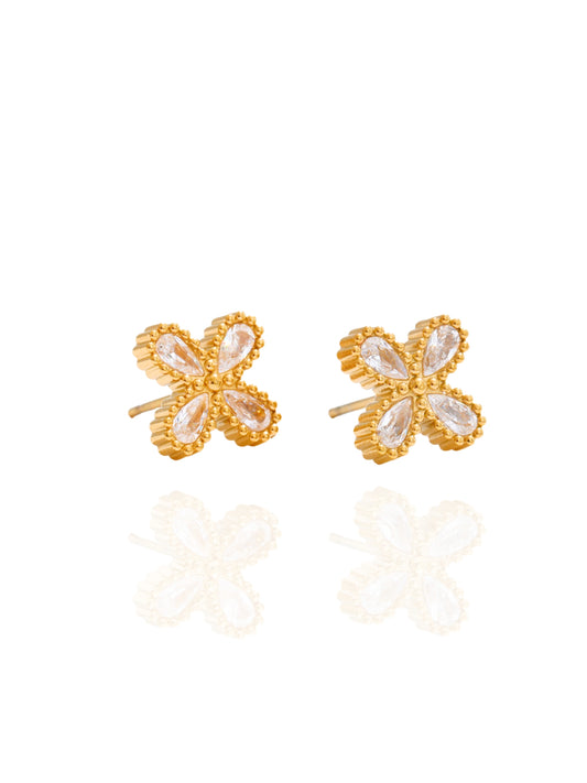 Veta Earrings in Gold