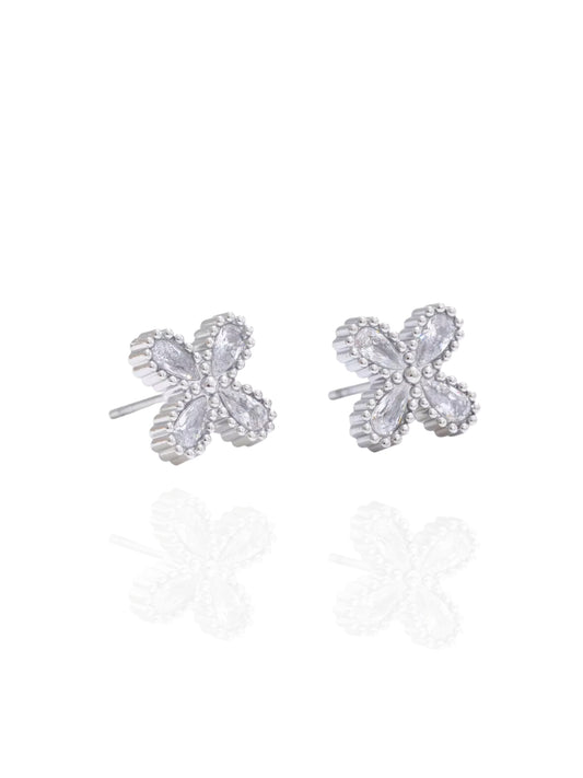 Veta Earrings in Silver