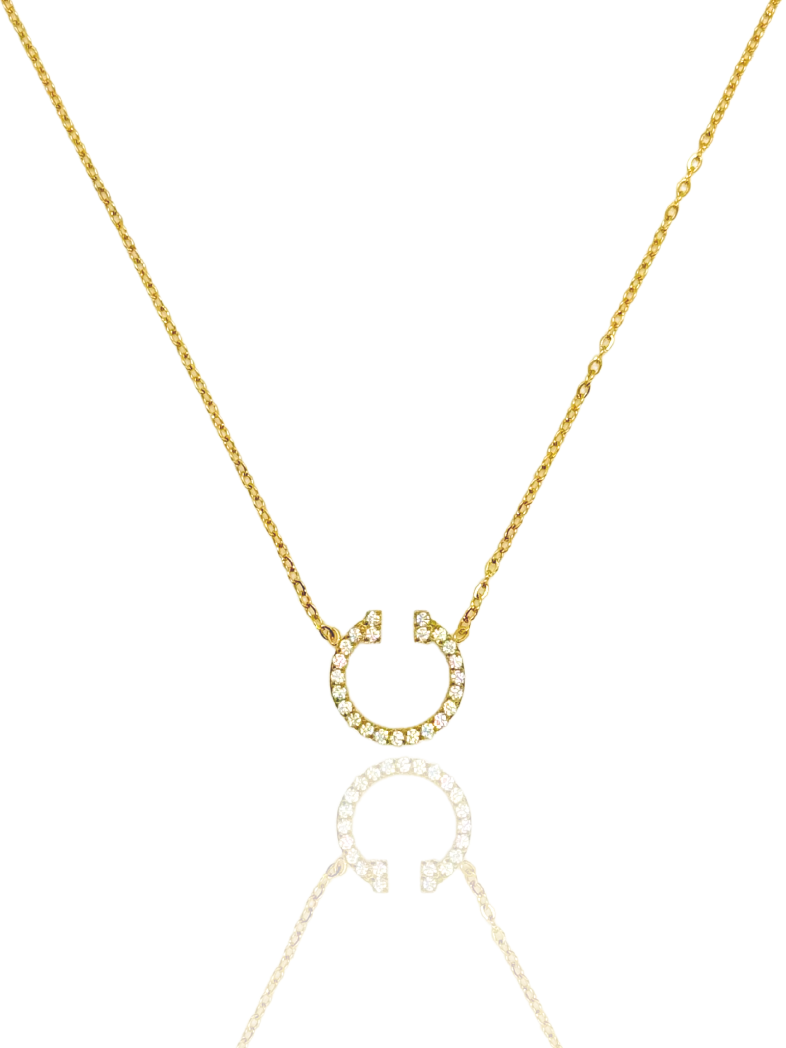 loop necklace, round pendant, round necklace, round with stone necklace, hoop necklace, hoop pendant, pendant with stones