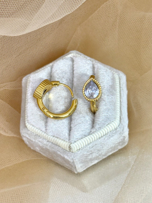 white earrings, stone earrings, fancy earrings, precious earrings